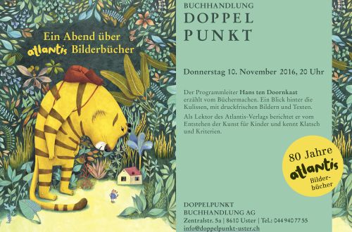 Zu Gast am Donnerstag, 10. November 2016, ist der Publizist und Verlagslektor Hans ten Doornkaat.