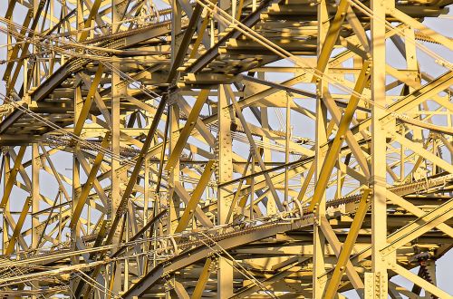 Ansixht Hochspannungsleitungen