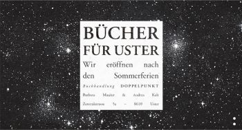 Die Buchhandlung Doppelpunkt vor und während des Umbaus im Sommer 2016